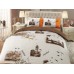 Комплект постельного белья Hobby Istanbul коричневое